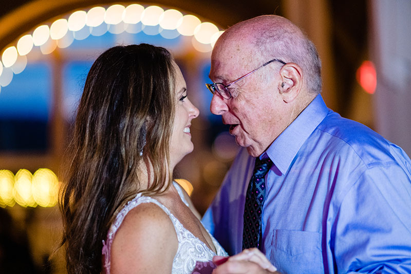 Father & Daughter share their dance together on the dance floor.