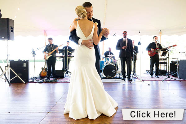 Boston Premier performing a couple's first dance song at a Rhode Island Wedding