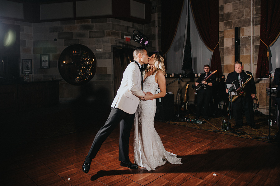 Bride and groom's first dance