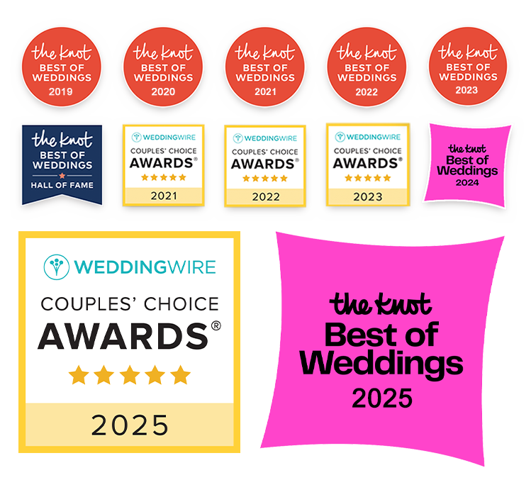 Wedding award badges