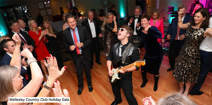 Holiday party at the Wellesly Country Club