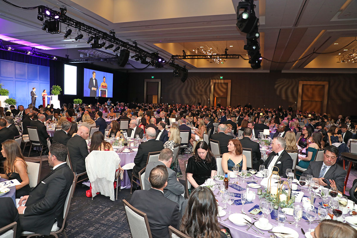 Omni Boston Seaport Gala seating and presentation.