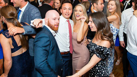 Crowd Dancing at a gala fundraiser in Boston