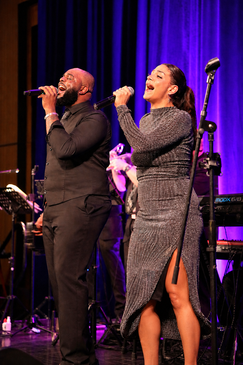 Boston Premier Vocalists performing at The Omni Boston Hotel.